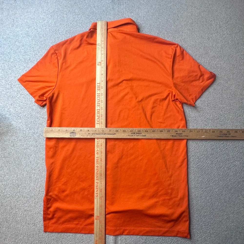 Polo Ralph Lauren Polo Mens M Orange Performance Short Sleeve Pony Logo Stretch